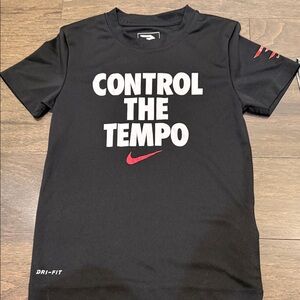 Nike Black Tee with Red Graphic